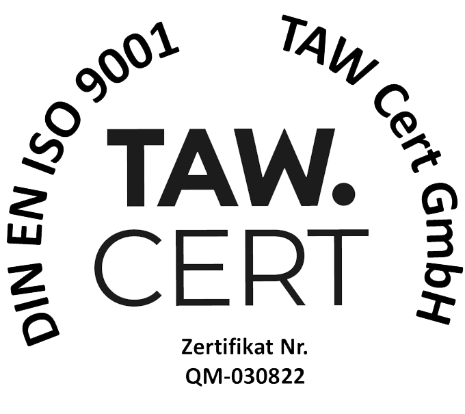 ISO 9001 Zertifikat RMRC GmbH